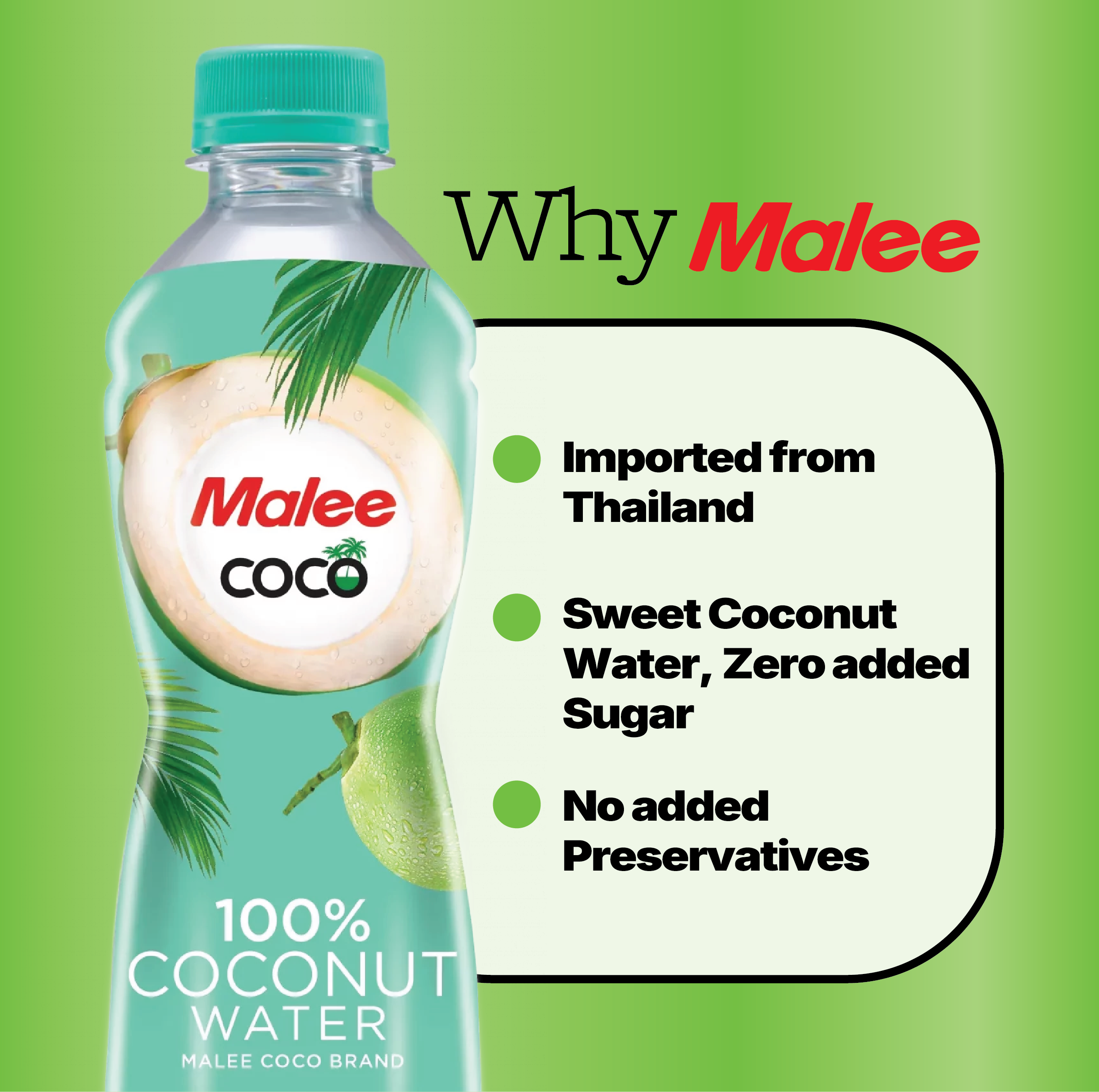 Malee Coco- 100% Coconut Water