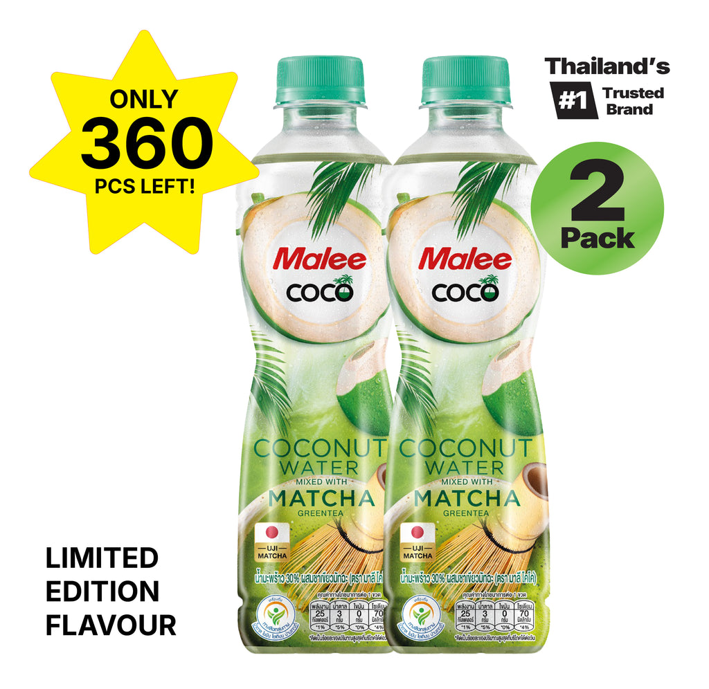 Malee Coco- Matcha mixed with Coconut Water