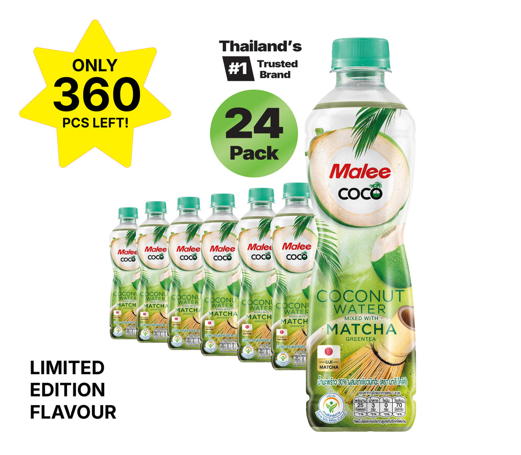 Malee Coco- Matcha mixed with Coconut Water