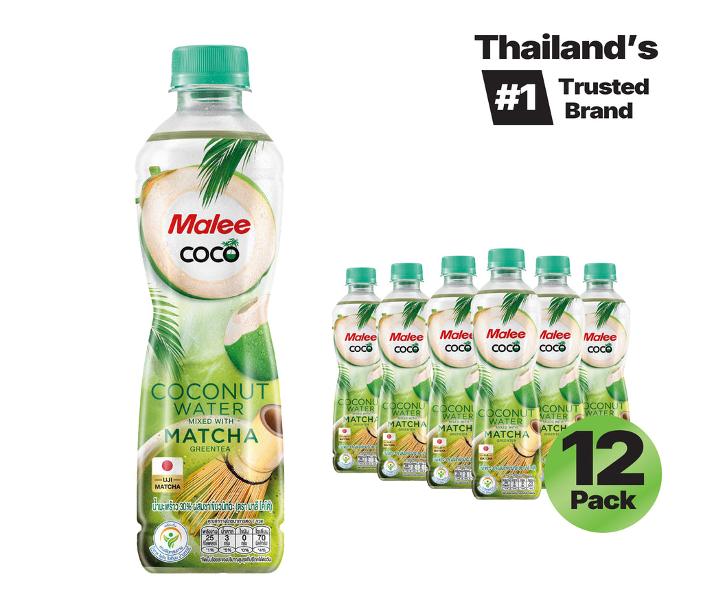 Malee Coco- Matcha mixed with Coconut Water