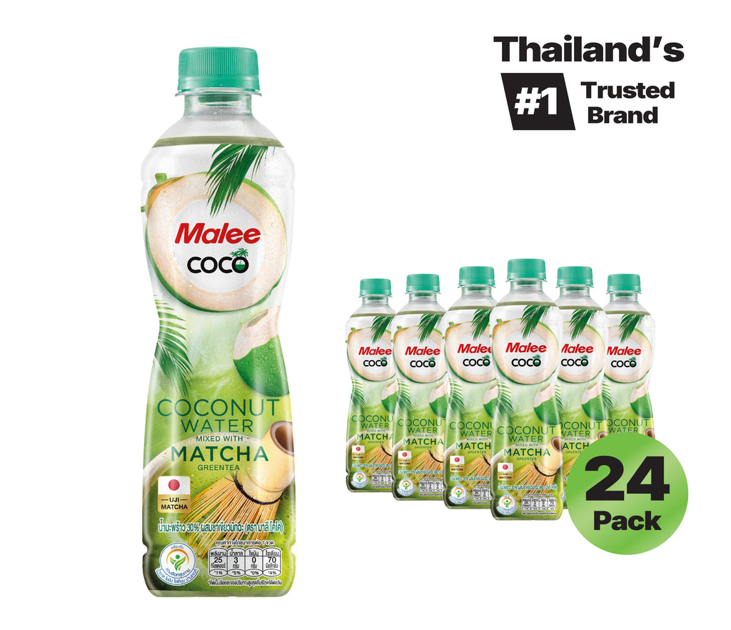 Malee Coco- Matcha mixed with Coconut Water